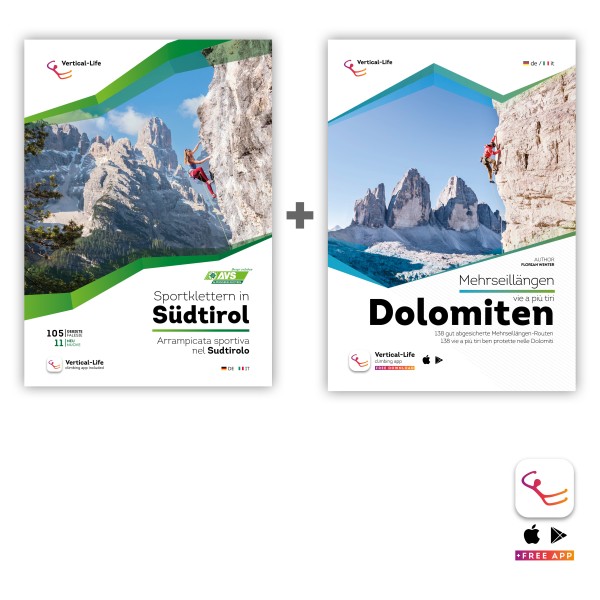BUNDLE: Sudtirolo (arrampicata sportiva e Dolomiti vie a più tiri)