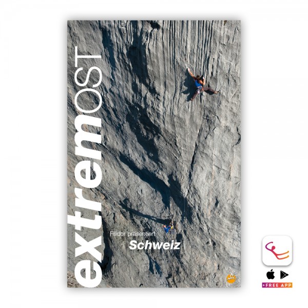 Switzerland Extreme East: Sport and multi pitch climbing guidebook