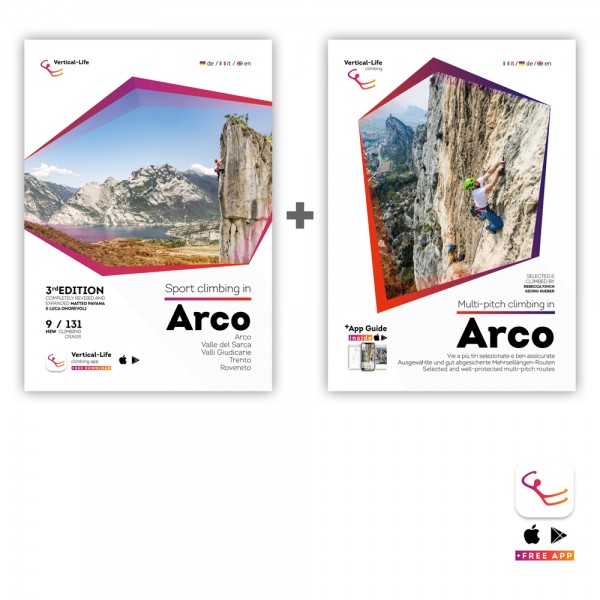BUNDLE: Arco (multi-pitch and sport climbing guidebook)